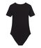 Body icónico de algodón para mujer negro NOIR