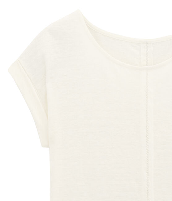 Camiseta de manga corta blanco LAIT