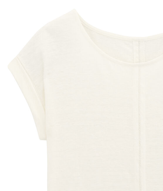 Camiseta de manga corta blanco LAIT