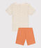 Pijama corto infantil de algodón PIEUVRE/ MULTICO