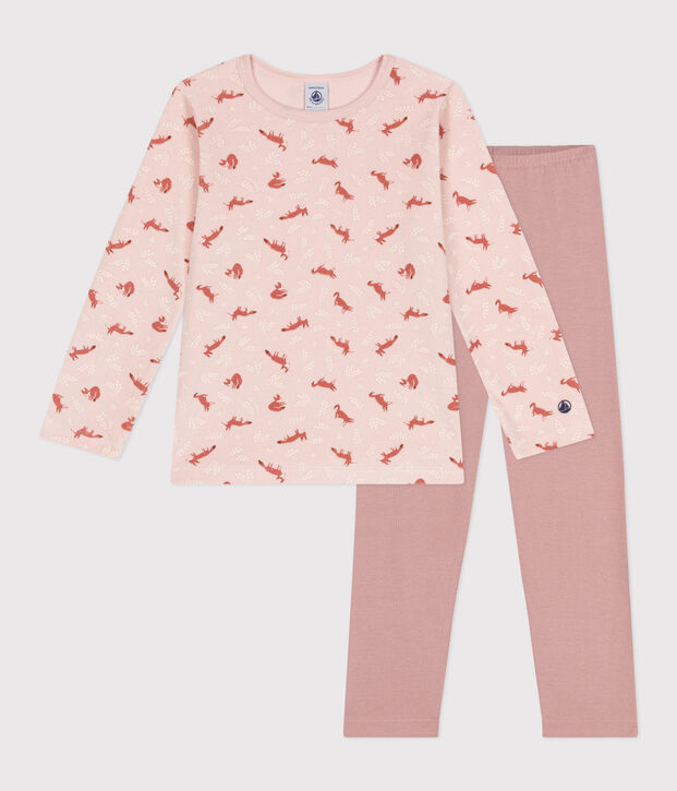 Pijama de terciopelo para ni&ntilde;o/a rosa/multicolor