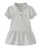 Vestido para niña de manga corta gris BELUGA CHINE