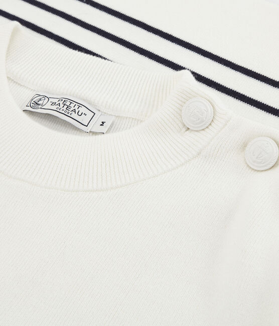 Jersey azul marino para hombre blanco MARSHMALLOW/azul SMOKING