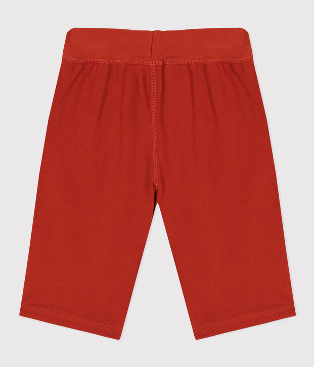 Bermudas de algod&oacute;n para ni&ntilde;o rojo