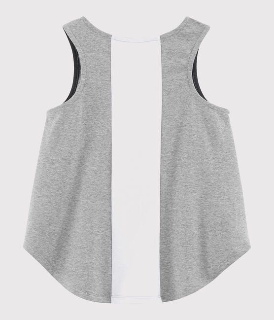 Camiseta de tirantes deportiva para niña gris SUBWAY CHINE