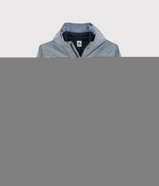 Cortavientos 3 en 1 reciclado para mujer azul SMOKING/blanco MARSHMALLOW