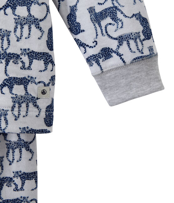 Pijama en túbico estampado para niño blanco ECUME/blanco MULTICO