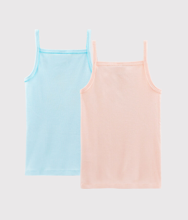 Par de camisas de tirantes para ni&ntilde;a variante 1