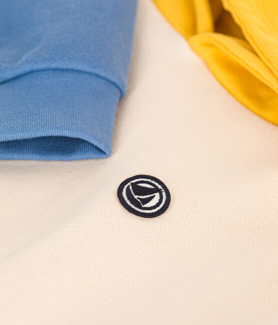 Sudadera de felpa con capucha para niño blanco AVALANCHE/ MULTICO