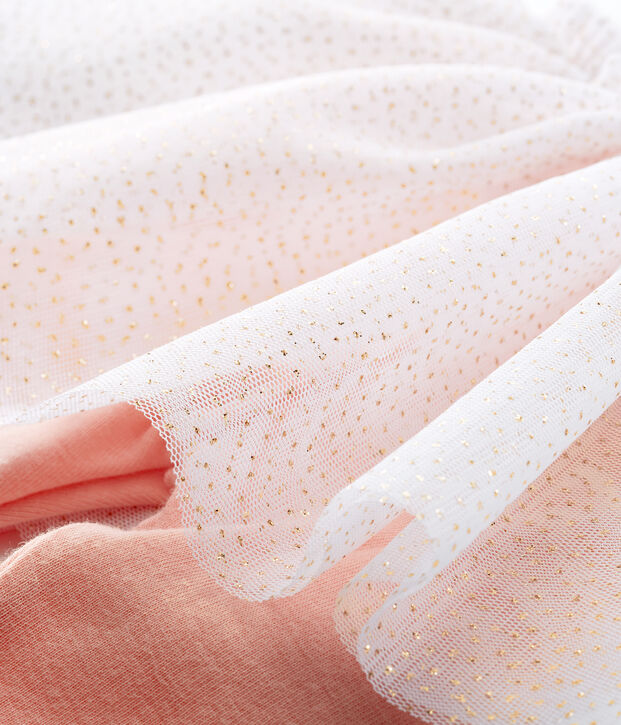 Falda leggings para beb&eacute; ni&ntilde;a blanco