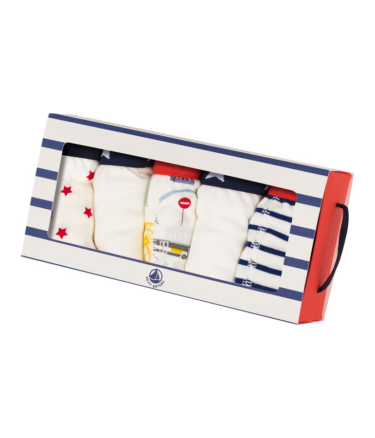 Lote de 5 b&oacute;xers para ni&ntilde;o multicolor