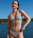 Bikini a rayas para mujer