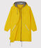 Cortavientos largo para mujer amarillo JAUNE