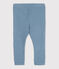 «Leggings» de punto calado de bebé azul ROVER