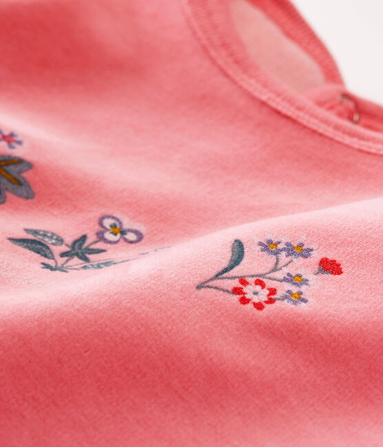 Pelele para bebé rosa CHEEK
