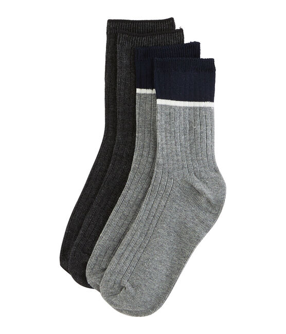 Lote de 2 pares de calcetines infantiles para niño variante 1