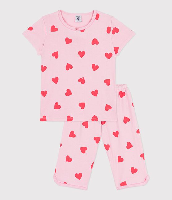Pijama pirata infantil de algodón con estampado de corazones MARQUISE/ PEACHY