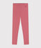 Leggings de punto y elastano para niña rosa ROSEWOOD