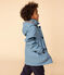 Impermeable emblemático reciclado para niña/niño azul AZUL