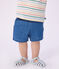 Shorts de tejido vaquero ligero para beb&eacute; azul