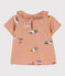 Blusa estampada de manga corta de popelina para bebé VINTAGE/ MULTICO