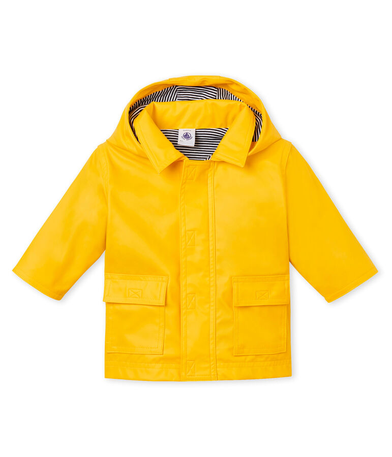 Chubasquero emblem&aacute;tico para beb&eacute; unisex amarillo