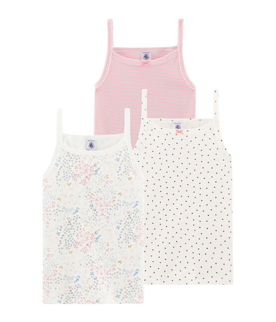 Trio de camisas con tirantes para niña variante 1