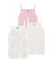 Trio de camisas con tirantes para niña variante 1