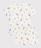 Pijama infantil corto de algodón con estampado de París blanco MARSHMALLOW/blanco MULTICO