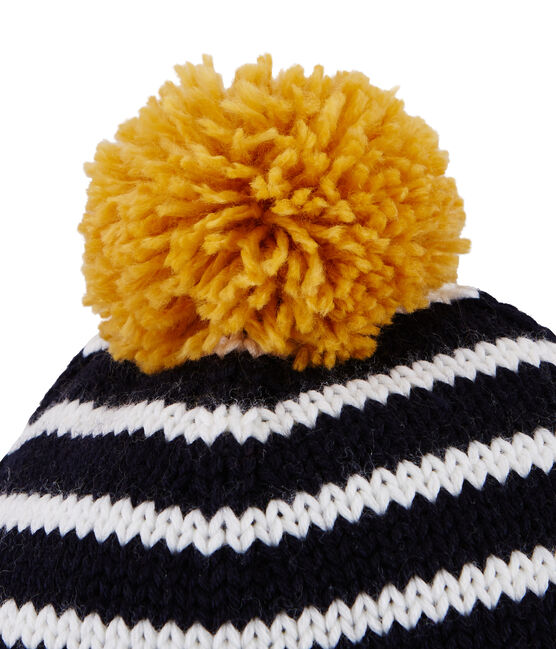 Gorro infantil para niño azul SMOKING/blanco MARSHMALLOW