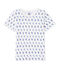 Camiseta estampada para niño blanco ECUME/azul SOURCE