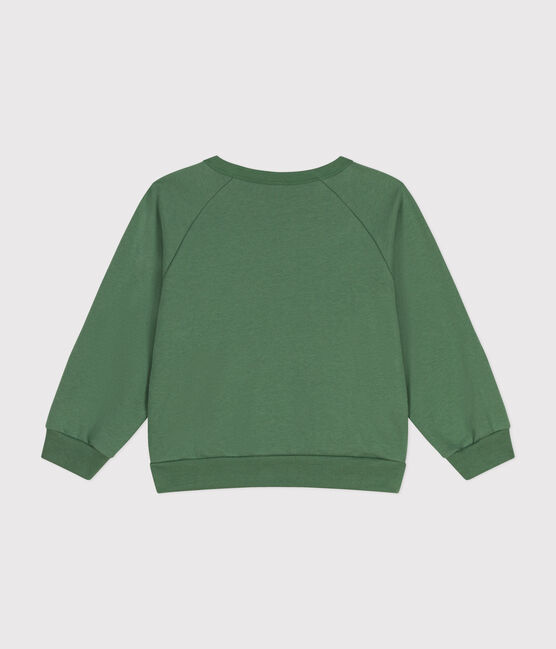 Sudadera de felpa para niño verde PALMERAIE