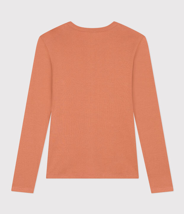 Camiseta L'ICONIQUE de algod&oacute;n con cuello redondo para mujer rosa