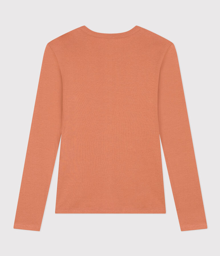 Camiseta L'ICONIQUE de algod&oacute;n con cuello redondo para mujer rosa