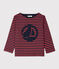 Camiseta marinera de mujer azul SMOKING/rojo SIGNAL