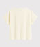 Camiseta estampada de niña blanco MARSHMALLOW/amarillo BOUDOR