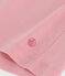 Camiseta infantil lisa de manga corta de algodón rosa CHARME