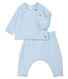 Conjunto de dos piezas para bebé niño, lana merinos y poliéster