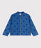 Chaqueta infantil de algodón con corazones azul ALASKA FONCE/ MEDIEVAL