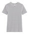 Camiseta icónica para mujer blanco MARSHMALLOW/azul SMOKING