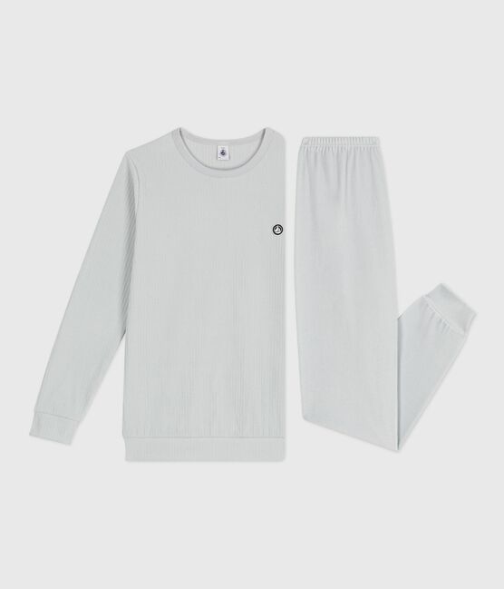 Pijama infantil de terciopelo liso CO2