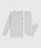 Pijama infantil de terciopelo liso CO2