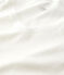 Camiseta de canalé ligero de mujer blanco MARSHMALLOW