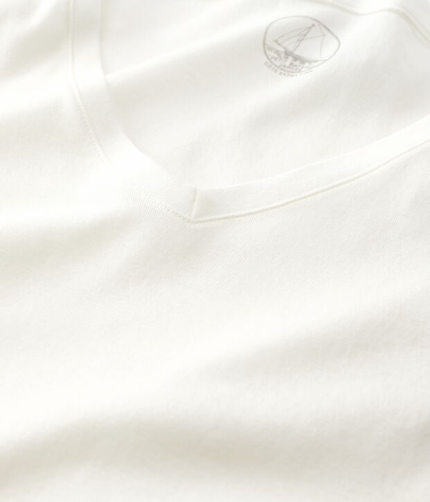 Camiseta de canal&eacute; ligero de mujer blanco