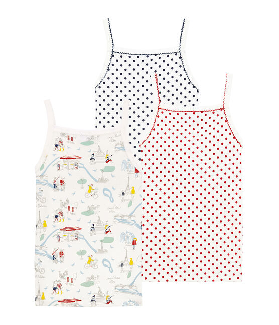 Pack de 2 camisetas de tirantes para niña variante 1