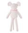 Doudou ratita con la milrayas rosa VIENNE/blanco ECUME CN