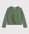 Cárdigan de túbico acolchado para mujer verde CROCO