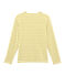 Jersey marinero icónico para hombre blanco MARSHMALLOW/amarillo BAMBOO