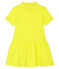 Vestido de polo para bebé niña amarillo EBLOUIS