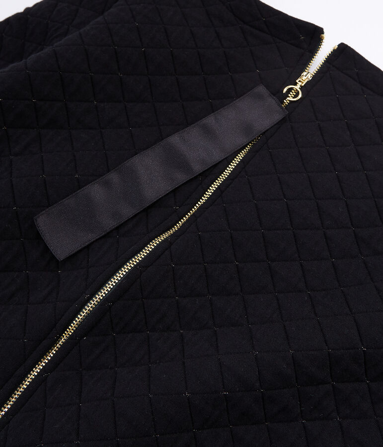 Vestido recto de t&uacute;bico para mujer negro NOIR/amarillo DORE